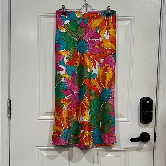 Rachel Zoe Dresses & Skirts - Rachel Zoe Multi-Color Floral Midi Skirt